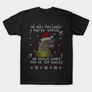 Christmas Snack Male senegal Parrot T-Shirt